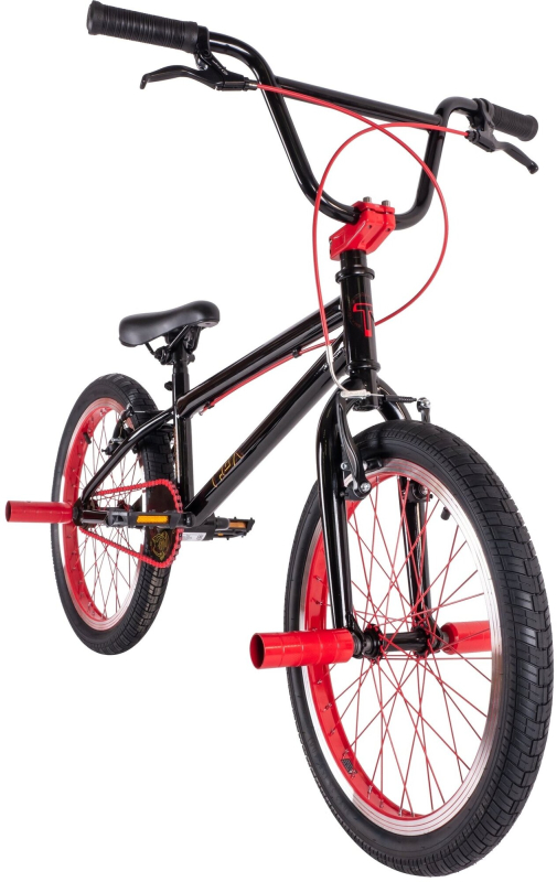 Купить Велосипед BMX TechTeam Fox 20" (2023) черный-красный